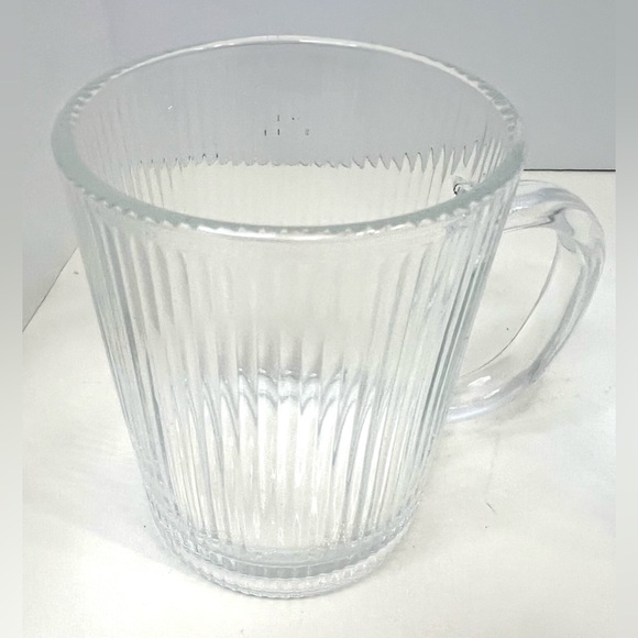 Tipgo Clear Glass Coffee Mugs Set Of 4 With 4 Fabric Rope Style Coasters nice - Picture 4 of 5